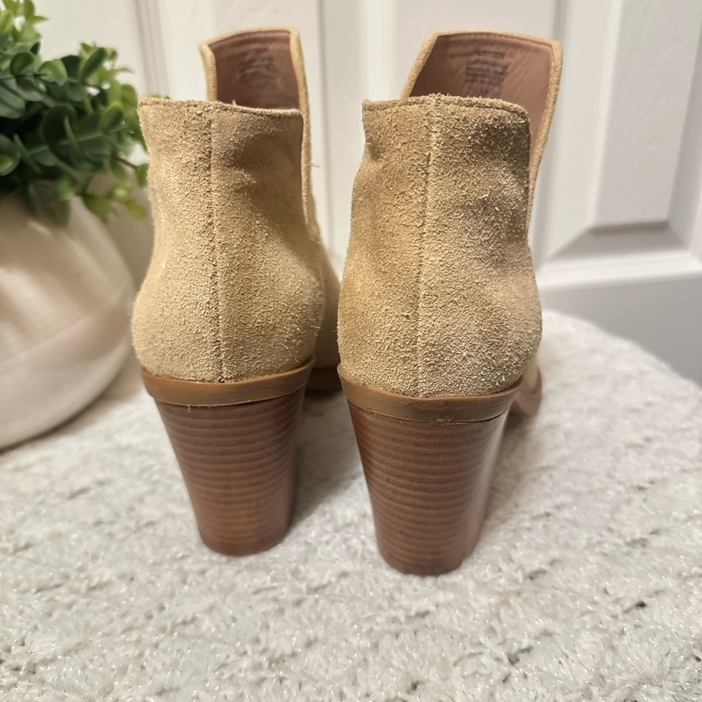 Gianni Bini Huttsen Suede Stacked Heel Western Boot Women’s 7.5M - Picture 6 of 8
